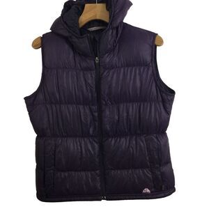 Nike Womens ACG Gilet Puffer Y2K Down Feather Vest Sports Coat Purple Plum Large